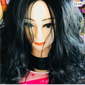 Black Wavy Hair Wig